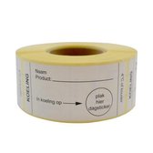 HACCP labels - Koeling - 35x75 mm - 500 etiketten per rol - Houdbaarheidsetiket