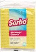 Sorbo Sponsdoeken 20x18cm 3St