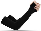 BOTC Compressie Arm Sleeve UV - Compressie Arm Mouwen - UV - werende mouwen - M/L - Zwart