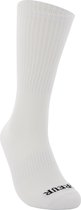 QREUR bamboestof fietssok "Summer White" - Maat 43-46 - Lente/Zomer