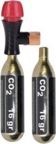 CO2 fietspomp inclusief 2x CO2 patroon - 16gram