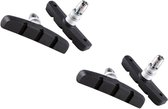 2 set Universele Rubberen Fiets V Remblokken Set - 2 Paar – 4Stuks – 70mm | Rubber Remblokjes | Fietsen Remblok | Remblokkenset | Remblokset Geschikt voor Mountainbike, Stadsfiets, Vouwfiets en Tourfiets