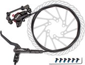 F160-R140 | Hydraulische Schijfremset | Universele Mountainbike Schijfrem | Achterwiel Rem | Inclusief Oliepan