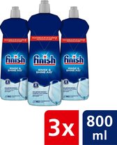 Finish Glansspoelmiddel Rinse & Shine - 480 Afwasbeurten - 3x 800 ml