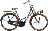 Amigo Go Basic - Damesfiets 28 inch - Transportfiets - Stadsfiets - Matzwart