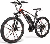 Samebike MY-SM26 - Elektrische Mountainbike - 48V 8AH - 30 Km/h Top Snelheid met bereik van 60 - 80K - Zwart