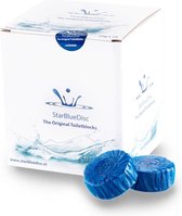 Starbluedisc toiletblok jaarverpakking a 24 stuks blauw