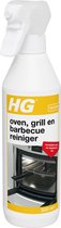 HG oven, grill & barbecuereiniger - 500 ml - zelfwerkende schuimformule - reinigt aangebrand en ingebrande vet - geschikt voor ovens, grills, barbecues en bakplaten - biologisch afbreekbaar