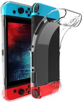 Nintendo Switch OLED hoesje - TPU hoesje - transparant