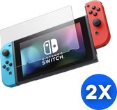 9H Tempered Glass Screen Protector - 2 stuks - Geschikt voor Nintendo Switch