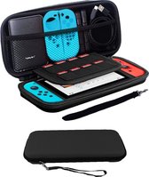 Bescherm Hoesje Geschikt voor Nintendo Switch Case Hard Cover - Zwart