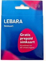 Prepaid simkaart | Lebara Simkaart Prepaid| 3 in 1 Simkaart | 3G | 4G | 4+G | Wifi | 3 Formaten |Lebara Prepaid Simkaart met Nederlands mobielnummer | Lebara Simkaart Prepaid| 3 in 1 Simkaart |