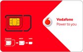 VODAFONE Prepaid | €5,- + €5,- gratis | Past in elke telefoon