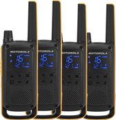 Motorola TLKR-T82 Extreme - Quad Pack - Zwart