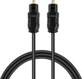 MMOBIEL Optische Kabel Toslink Digitaal (1 meter) - Glasvezel Kabel - TV / DVD / CD Soundbars /DAT / PS3 / AV Receivers (ZWART)