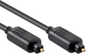 Optische kabel - Toslink - 1 meter - Zwart - Allteq