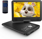 YOTON 12,5" Draagbare DVD-Speler met 10,5" HD-Draaibaar Scherm voor Auto en Kinderen met Autolader en AC-adapter - Ondersteunt 6 uur Ingebouwde Batterij en USB/SD-Kaart/Sync TV [Blu-Ray Niet Ondersteund]