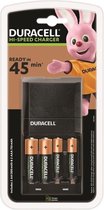 Duracell Batterijlader – Laadt op in 45 minuten, inclusief 2 AA en 2 AAA batterijen