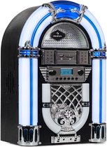 auna Arizona DAB+ jukebox - DAB+/FM radio - CD speler - Bluetooth / USB / SD - 2-band equalizer - Retro look