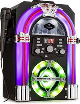 auna Arizona Sing Jukebox - CD speler - DAB+/ FM-radio - Luidspreker 4" - Bluetooth - USB - AUX - 7 lichtvariaties - jaren '50 look