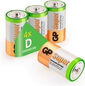 D batterij (mono) GP Batteries Super GP13A / LR20 Alkaline 1.5 V 4 stuk(s)