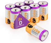 GP Extra Alkaline batterijen D Mono LR20 batterij 1.5V - 8 stuks D batterijen