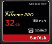 Sandisk Extreme PRO CompactFlash kaart 32 GB