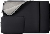 BOTC Laptophoes 15.6 inch - Laptop Sleeve met Etui -  Laptophoes/ Sleeve - Extra Vak - Zwart