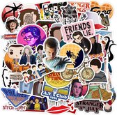 50 Stranger Things stickers voor laptop, muur, deur etc.