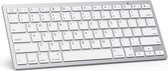 Draadloos Toetsenbord - Wireless Keyboard - Bluetooth - Wit