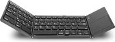 Universeel Draadloos Opvouwbaar / Inklapbaar Toetsenbord met Touchpad - Bluetooth Keyboard - Voor Tablet / (Windows) PC / Apple Mac - iPad - Samsung - iPhone - Macbook - iMac / Android - QWERTY - Opvouwbaar - Zwart