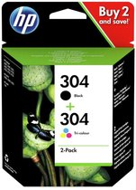 HP 304 - Inktcartridge / Zwart en Kleur