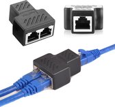 Internet Kabel Splitter - 1 naar 2 - Netwerk Adapter - Ethernet Kabel Connector