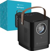 iMoshion Beamer - Mini beamer - Projector - Gemakkelijk streamen vanaf je telefoon met iOS & Android via WiFi - 3400 lumen - Zwart