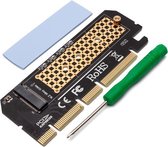 SAVIO AK-41 - PCI Express naar M.2 PCIe voor SSD (x4,x8,x16) - M.2 uitbreidingskaart