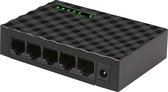 Vues Netwerk Switch - Tot 1000Mbps - 5 Poorten - Internet Switch - RJ45 Splitter - Zwart