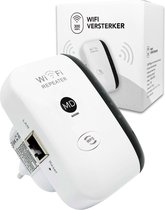 MD-goods ® WiFi Versterker Stopcontact - Gratis Internet Kabel - NL Handleiding - Repeater - 300Mbps - Draadloos