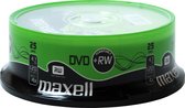 Maxell DVD+RW 4.7GB 4x Cakebox 25pk