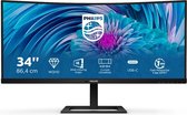 Philips 346E2CUAE - QHD IPS Curved UltraWide USB-C Monitor - 65w -  34 Inch