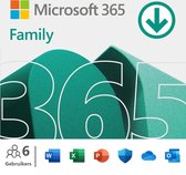 Microsoft 365 Family - Office voor 6 gebruikers – NL – 1 jaar abonnement – download