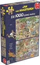 Jan van Haasteren Safari & Storm 2-in-1 puzzel - 2 x 1000 stukjes