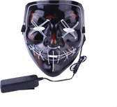 Led verlichting party masker Vendetta / Purge feest masker / halloween met meerdere standen.