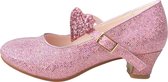 Elsa en Anna schoenen hartje roze Prinsessen schoenen - maat 32 (binnenmaat 21 cm) bij verkleed jurk