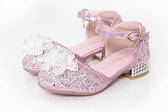 Frozen Elsa Anna schoenen - roze prinsessenschoenen maat 27 + Toverstaf / Tiara - Verkleedkleren Meisje