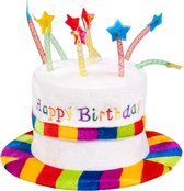 Kinderhoed Rainbow pie 'Happy Birthday'