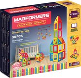 Magformers My first Set Line- bouwset 30 stuks- magnetisch speelgoed- speelgoed 1,2,3,4,5 jaar jongens en meisjes– Montessori speelgoed- educatief speelgoed- constructie speelgoed