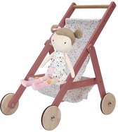 Little Dutch | Poppenbuggy - Inclusief pop Rosa 50cm - Flowers & Butterflies