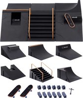 Bolke® - fingerboard skatepark -fingerboard - tech deck - fingerboard ramps - finger step - skateboard -  mini skateboard