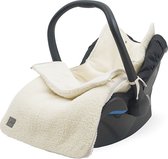 Jollein Voetenzak voor Autostoel & Kinderwagen - Teddy - Cream White