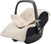 Jollein Voetenzak voor Autostoel & Kinderwagen - Basic Knit - Nougat